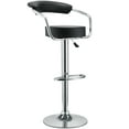 thumbnail image 2 of Modern Contemporary Dining Kitchen Bar Stools Set of Three Black, 2 of 5