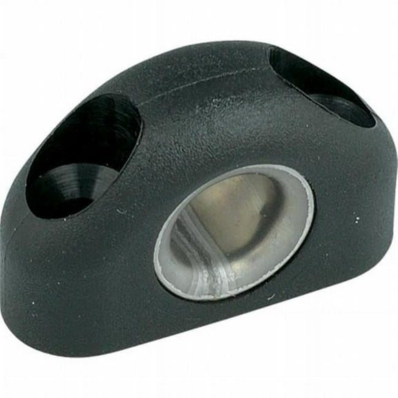 Ronstan PNP120 Fairlead Black Plastic With Stainless Steel Liner - 6.5 mm.