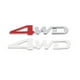 thumbnail image 1 of Emblema Metálica Rojo Patrón 3D Modelo 4WD Pegatina de Carrocería de Coche Vehículo, 1 of 1
