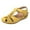 Yellow, variant on Wioihee Low Heel Sandals for Women Casual Shoes High Thick Heels Sandals Closed Toe Ankle Strap Shoes Yellow 10.5(45)