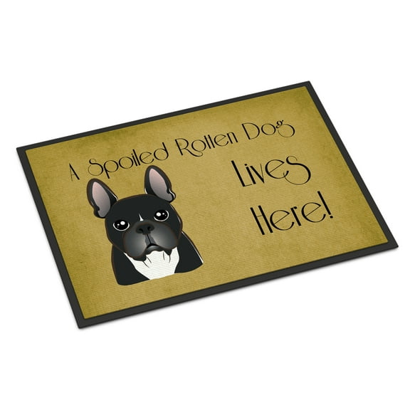 French Bulldog Spoiled Dog Lives Here Door Mat