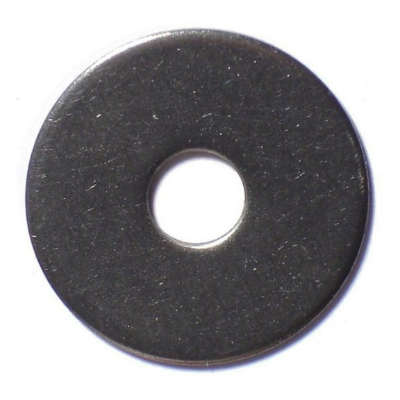 1/4 x 1" Zinc Plated Grade 2 Steel Fender Washers