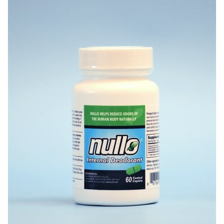 Nullo Internal Deodorant with Chlorophyllin Copper Complex 100 mg  60 Count
