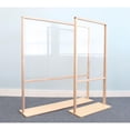 thumbnail image 4 of Whitney Brothers Floor Standing Acrylic Partition With Clear Acrylic WB0533, 4 of 5