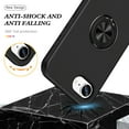 thumbnail image 2 of ELEHOLD Rugged Case For iPhone 16e / SE4 2025 Magnetic Shockproof Cover, 360° Rotable Ring Kickstand, Enhanced Camera Protection, Black, 2 of 7