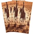 thumbnail image 2 of SKYSONIC Vintage Western Cowboy Kitchen Towels, 18 x 28 Inch Super Soft and Absorbent Dish Cloths for Washing Dishes, 1 PCS Reusable Multi-Purpose Microfiber Hand Towels for Kitchen, 2 of 7