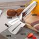 thumbnail image 4 of Stainless Steel Double-Sided Shovel Clip, Stainless Steel Spatula Kitchen Tongs,Grill Clamp Flipping Spatula Clip, 4 of 5