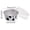 White, variant on Honmine Disposable Aluminum Foil Pudding Cups, 20 Pcs Round Cake Baking Tins with Lids, Reusable Bowl Containers for Dessert Prep Molds
