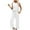04-White summer outfits for women, variant on Xdegoge Two Piece Sets for Women Summer Vacation Travel Outfits Business Casual Outfits Matching Sets Women Clothing V Neck Tank Tops with Wide Leg Pants Outfits Set Trajes De Verano Para Mujer 2025
