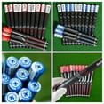 thumbnail image 2 of 13pcs CP2 Pro Golf Grips | Anti-Slip Rubber Wrap, Standard/Midsize/Jumbo, Black with Red Stripes | US Warehouse, Fast Free Shipp 13PCS Red Jumbo, 2 of 6