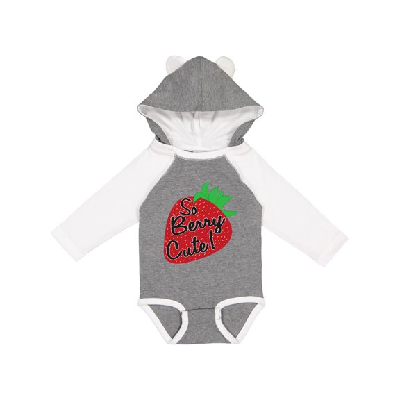 Inktastic So Berry Cute Boys or Girls Long Sleeve Baby Bodysuit