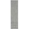 thumbnail image 2 of SAFAVIEH Courtyard Evander Geometric Indoor/Outdoor Runner Rug, Gray/Black, 2'3" x 6'7", 2 of 8