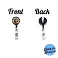 thumbnail image 3 of Newfoundland Dog Abstract Stylized Art Retractable Reel ID Badge Key Card Name Tag Holder with Clip, 3 of 7