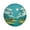 A Landscape, variant on Round Placemat Heat Resistant & Wrinkle-Free Dining Table Decor Placemat For Home & Weddings A Forest Of Pine Trees