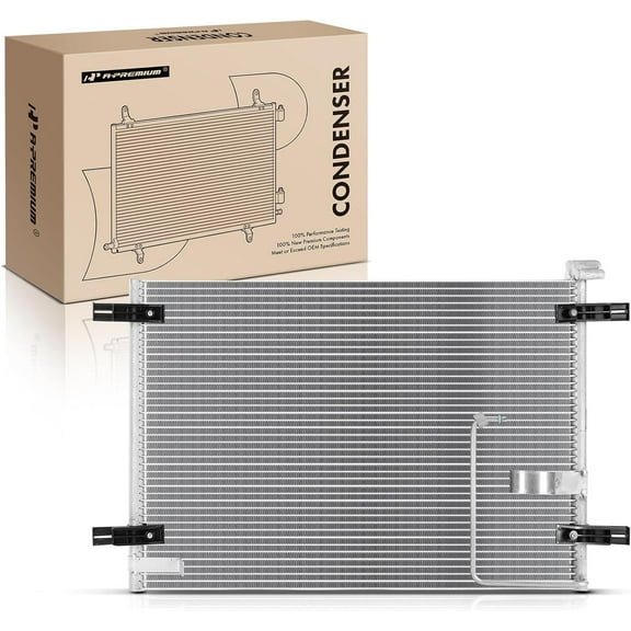 A-Premium Air Conditioning A/C Condenser Compatible with Pontiac GTO 2005-2006, V8 6.0L, Replace# 3552, 92148168