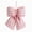Pink, variant on Lilixerw Christmas Gingham Bow, Blue White Checkered Velvet Hanging Bow with Long Tails, 12.99x11.41 inch, for Tree Wreath Garland Decoration