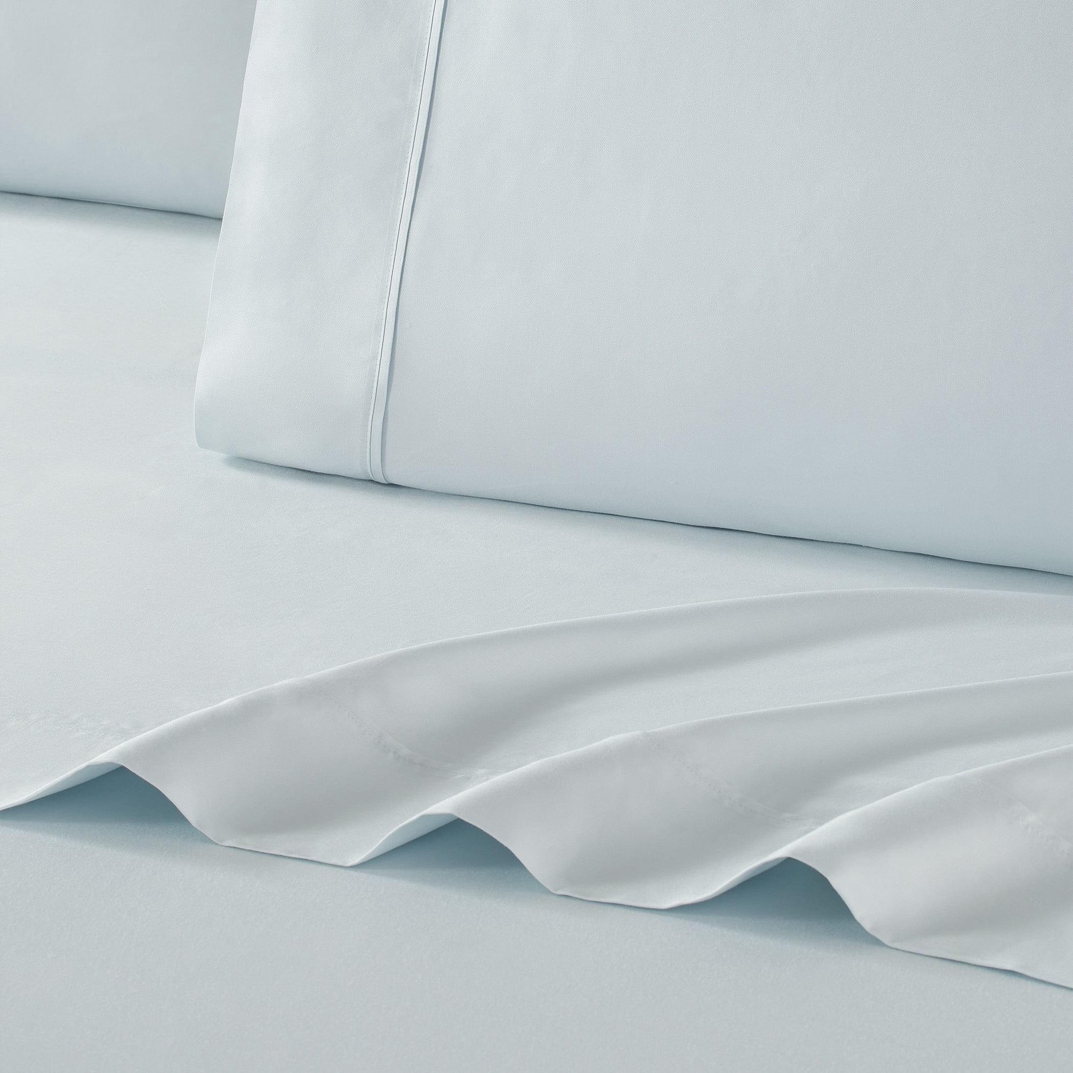 Aston & Arden Bamboo Rayon Sheet Sets, 4-Piece, 250 Thread Count, Modern, Hypoallergenic, Queen, Blue