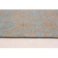 thumbnail image 2 of ECARPETGALLERY 4'9" x 6'9" Contemporary Collage Handmade Area Rug for Living Room, Dining Room and Bedroom in Blue, 2 of 9