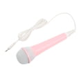 thumbnail image 3 of Child Singing Mic, 3.5mm Plug Educational Low Distortion Clear Sound Kids Wired Microphone  For Karaoke For Musical Instrument Pink,Blue, 3 of 8