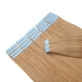 thumbnail image 2 of MY-LADY Tape in 100% Real Remy Russian Human Hair Extensions Seamless Full Head Skin Weft Highligh Hairpiece Straight 20pcs 12"-24", 2 of 10