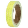 thumbnail image 1 of Uxcell 1 Rollo Cinta Reflectante Impermeable Cinta de Advertencia Cinta Reflectora para Camiones Coches Amarillo Fluorescente 1 pulgada x 33 pies, 1 of 7