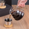 thumbnail image 4 of Glass Coffee Server for Drip Coffee Maker, Standard Glass Coffee Carafe, Coffee Pot with Lid, Clear, 01 360ml(12oz)（Only coffee pot）, 4 of 5