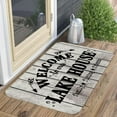 thumbnail image 3 of Welcome to Our Lake House Family Fishing Friends Plank Door Mat Farmhouse Lake Theme 17x30 Inch Lake House Indoor Outdoor Entrance Doormat Decor for Home Bedroom., 3 of 4