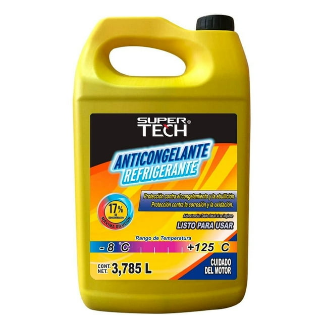 Anticongelante para automóvil Super Tech 17% de Concentración de 3.79 Litros