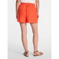 thumbnail image 4 of Time and Tru Women's Linen Blend Shorts, Sizes XS-XXXL, 4 of 6