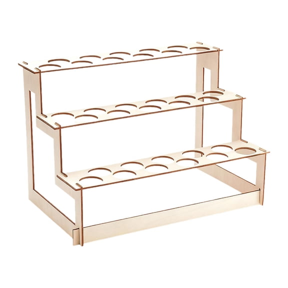 LeeQinersw Ice Cream Cone Holder Cone Rack 33 Round Slots Decor 3 Tiered Display Stand Popsicle Shelf for Everyday Entertaining Weddings