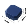 thumbnail image 4 of Fnochy Travel Pill Organizer - Pill Box - Stylish Compact Daily Pill Organizer, Medication Pill Case, Pill Container for Vitamin Management, Travel Essentials for Women/Men, 6 Space, 4 of 7