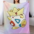 thumbnail image 4 of Pokemon Togepi Throw Blanket Cute Flannel for Boys Girls Men Women, 4 of 7