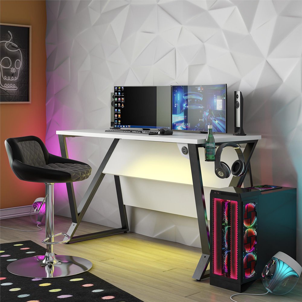 NTense Boost Gaming Stool, Black/Gray