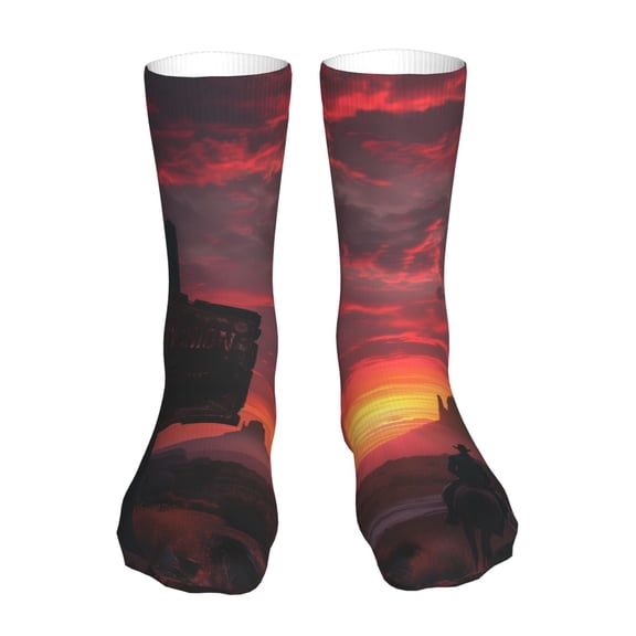 Kdxio Sunset Western Desert Cowboy 标题