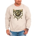 thumbnail image 7 of Camo Baseball Sweatshirt for Men Women & Kids Baseball or Softball Game Day Pullover Sand Sweatshirt Adult Small, 7 of 7