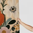 thumbnail image 3 of Shiartex Flowers Bug Wallpaper Waterproof Shower Curtain for Bathroom Decor with Hooks, Hygienic Polyester Fabric, Quick Drying, Various Sizes 69"x72, 3 of 7