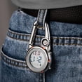 thumbnail image 3 of RV Reloj Digital con mosquetón con Clip, Reloj multifunción con brújula y Esfera Luminosa para médicos, Enfermeras, paramédicos, Chefs, Unisex, 3 of 5