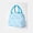 blue flower, variant on Dintonin Corduroy Lunch Bag for Women Insulated Lunch Tote Strawberry Print Thermal Reusable Lunch Box