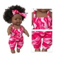 thumbnail image 4 of Xqxayjr under $5 4Pcs BlackBabyDoll, BlackBabyDoll with Lace Skirt, 12 Inch Vinyl RebornBabyToy, African American Curly Hair Doll forGirls, BeautifulBabyDoll, 4 of 9