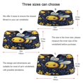 thumbnail image 5 of WOBOGO Cute Cartoon Bumble Bee Pattern Car Windshield Sunshades Autopilot Lightweight Accordion Sun Visor 53×23.5in, 5 of 8
