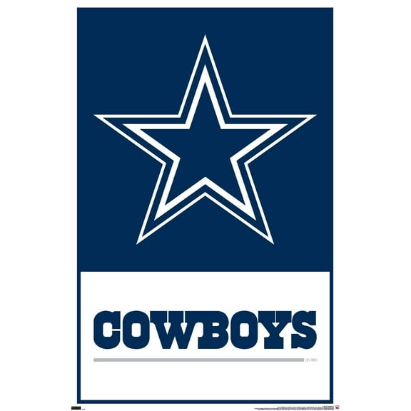 NFL Dallas Cowboys- Logo 21 Wall Poster, 22.375" x 34"
