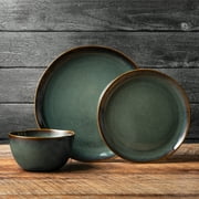 Yellowstone Dutton 12-Piece Reactive Ceramic Dinnerware Set