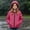Hot Pink, variant on DJDLJWCJ Girls Waterproof Rain Jacket with Hood Lightweight Long Sleeve Zip Up Jacket Side Pockets Outdoor Windproof Jacket Navy Size 13