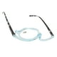 thumbnail image 1 of Gafas de lectura de una sola lente, lentes de aumento conmutables, gafas de maquillaje para ojos para personas mayores, marco azul claro +4,00, 1 of 12