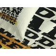 thumbnail image 4 of Ambesonne Fitness Quilted Bedspread Set 3 Pcs, Push Harder Phrase, Queen Size, Cream Black Yellow, 4 of 5