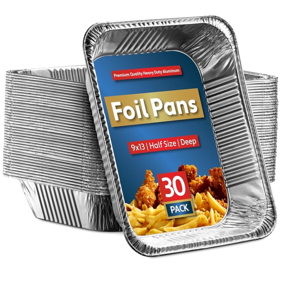 Bandejas de Aluminio Munfix MFP91330 Desechables 9x13 Pulgadas 30 Unidades