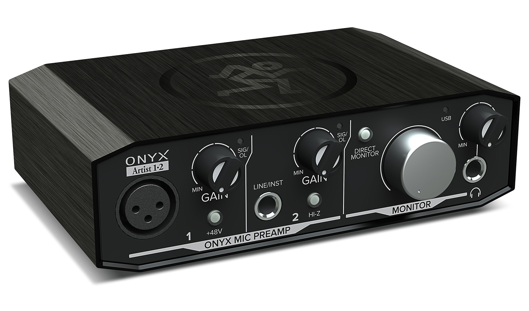 Mackie Onyx Artist 1.2 2x2 USB Audio Recording Studio Interface and Stand - image 5 of 11