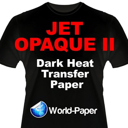 HEAT TRANSFER PAPER IRON ON PAPER DARK COLORS T Shirt - 20 Sheet Pack, Commercial Grade Transfer Paper By Neenah From