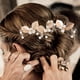 thumbnail image 3 of KAKOWELY 6 horquillas de perlas para el pelo, horquillas de novia, horquillas para el pelo de boda, tocados de novia, 3 of 5