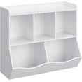 thumbnail image 7 of Simzone Kids Bookshelf and Bookcase Toy Storage Multi Shelf with Cubby Organizer Cabinet for Children Playroom(White), 7 of 7